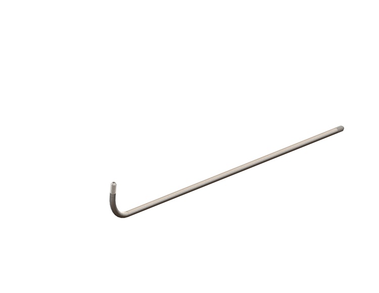 HP-Tube 3/8" Threw Axis 1