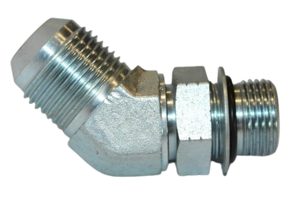 Case Drain Fitting, 3/4" MJIC x 5/8" MSA