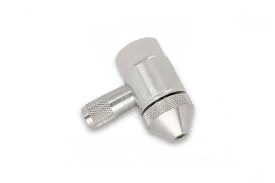Abrasive Nozzle Assembly, .008" / 0.20mm, Single Port, RH