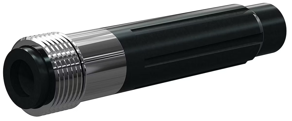 BP200 SiAlON Long Vent Nozz 1" Entry, 50MM Alum Thread 1/2"