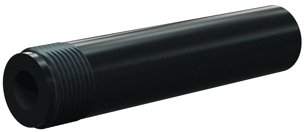Silicon Carbide Nozzle 1" Entry, 1-1/4" Polyurethane Thread 5/16"