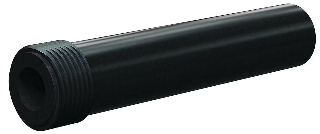Silicon Carbide Wide Entry Long Venturi Nozzle 50MM 1-1 /4" Entry, Polyurethane Thread 1/2"