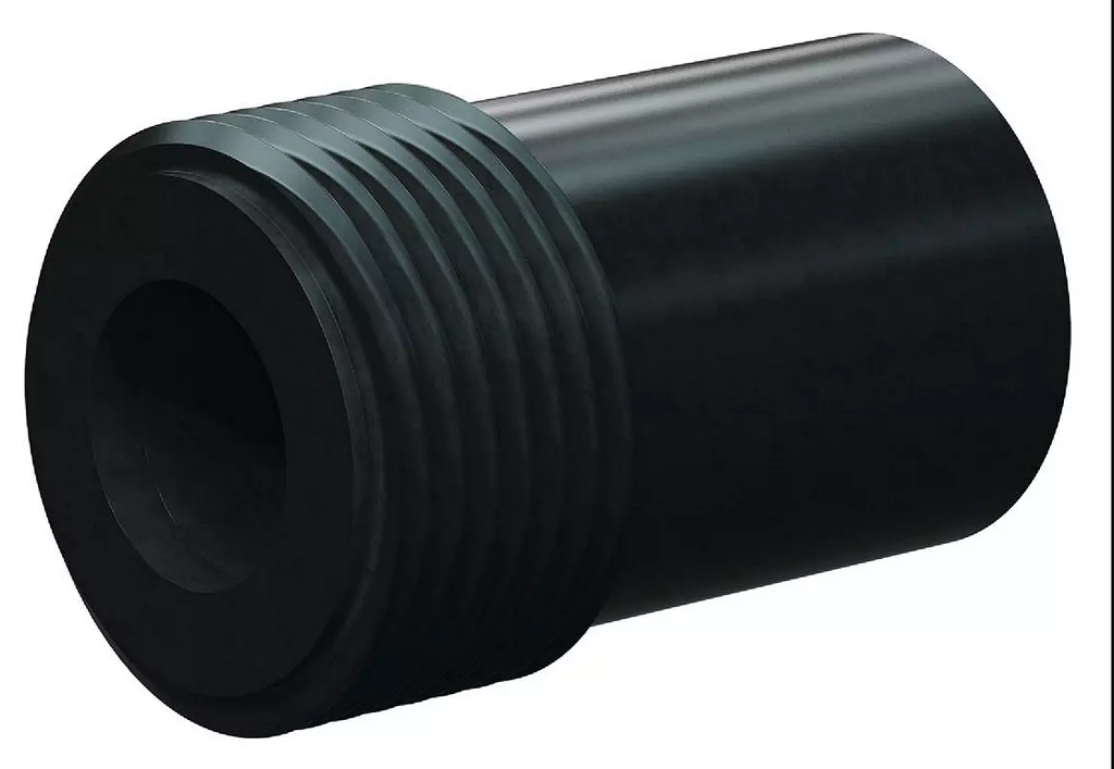 T121-P Tungst Carbide Short Venturi Nozzle 1" Entry, 50MM Thread, 3-3/8" Length SERIES Polyur Jack 5/16"