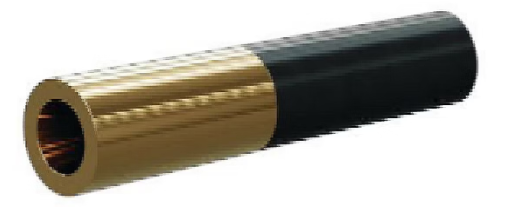 CB Long Tapered, Flanged Nozzle SERIES 2-13/16" Length, Straight Bore 1/2"