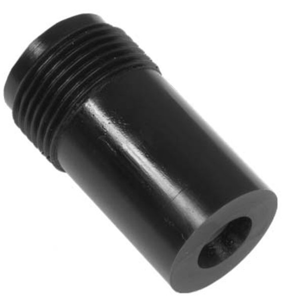 T133 Tungs Carb Straight Bore Nozzle SERIES 1" NF Thread x 1-5/8" Length All Alum Jack 3/16"