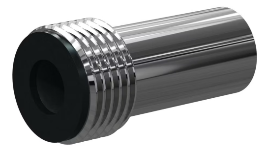E Boron Carb Straight Bore 3/4" Entry SERIES 1-1/4" Steel Thread x 3-1/8" Length  Steel Jack 3/8"