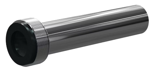 E Boron Carb Straight Bore 3/4" Entry SERIES 1-1/4" Steel Thread x 6-1/8" Length  Steel Jack 1/2"