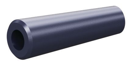 T045 Tungs Carb 45° Angle Nozzle SERIES 1-1/4" Brass Thread, Single Outlet 3/16"