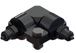 [014922-1] 87K 1/4" 90 Degree Dual Axis Swivel